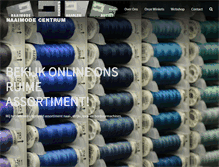 Tablet Screenshot of naaimachines.nottet.nl